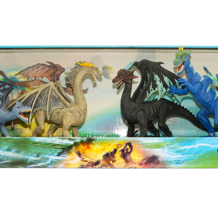 Paquete de 6 dragones voladores de 9 pulgadas